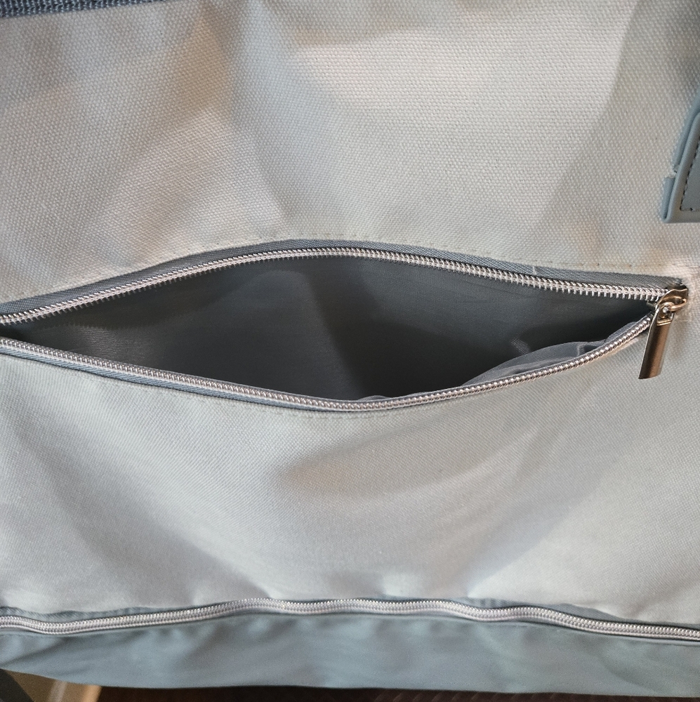 New DSW Weekender Bag Blue And White - Picture 9 of 10